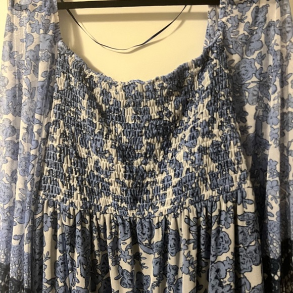 Floral Print Babydoll Dress - Picture 6 of 7